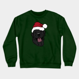 Santa Black Labrador Crewneck Sweatshirt